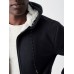 High Pile Fleece Lined Hoodie - Washed Black