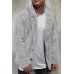 Men's Hooded Solid Color Jacket