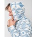 Doug Good Feather Cabana Towel Terry Pacific Hoodie - Summer Six Rivers